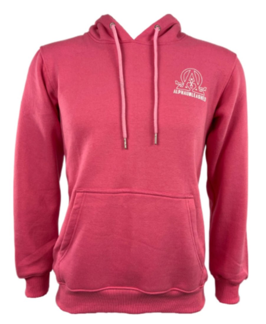 WOMENS DISTRESSED FREEDOM HOODIE - PINK - ALPHAunleashed